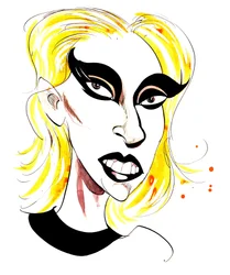 Lady Gaga - caricatura